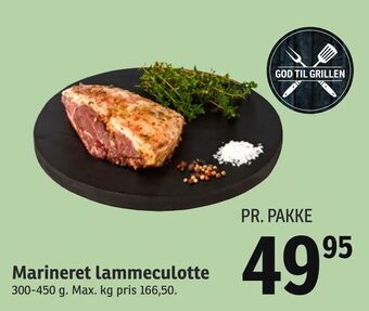 Marineret lammeculotte