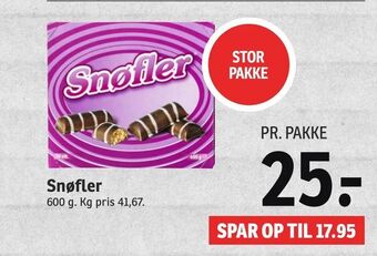 SPAR Snøfler tilbud