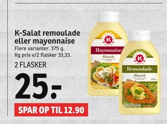 SPAR K-Salat remoulade eller mayonnaise tilbud