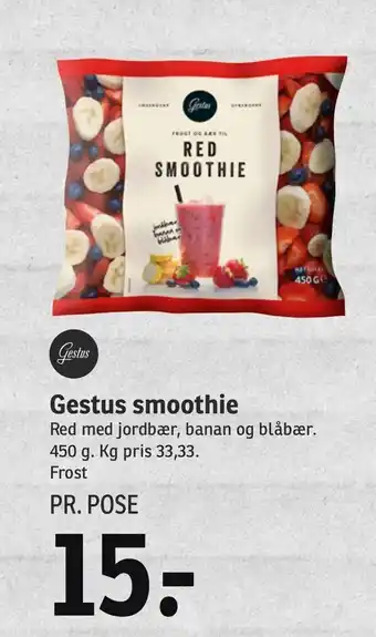 SPAR Gestus smoothie tilbud