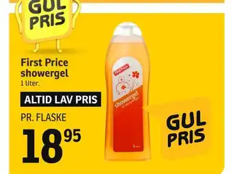 SPAR First Price showergel tilbud