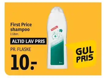 SPAR First Price shampoo tilbud