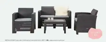 Daells Bolighus VERONA HAVESÆT 2 pers. sofa, 2 stole og bord i polyrattan look tilbud