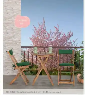 Daells Bolighus Kreta cafésæt tilbud