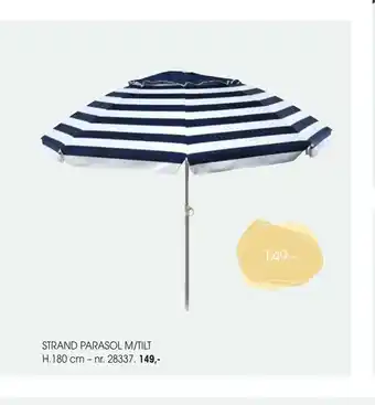 Daells Bolighus Strand parasol tilbud