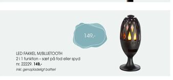Daells Bolighus LED FAKKEL M/BLUETOOTH tilbud