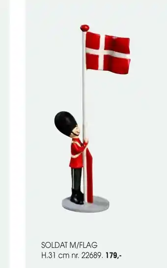 Daells Bolighus Soldat m/flag tilbud