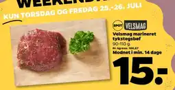Oksetykstegsbøffer