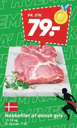 Bilka Nakkefilet af dansk gris tilbud