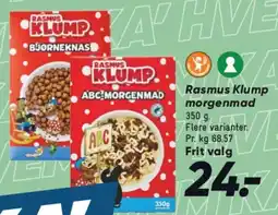 Bilka Rasmus Klump morgenmad tilbud