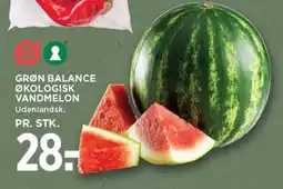MENY GRØN BALANCE ØKOLOGISK VANDMELON tilbud