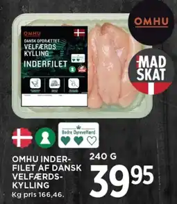 MENY OMHU INDER- FILET AF DANSK VELFÆRDS- KYLLING tilbud