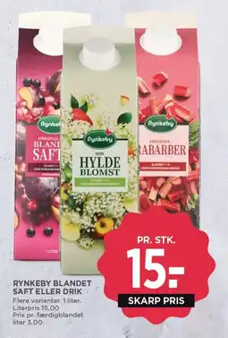 MENY RYNKEBY BLANDET SAFT ELLER DRIK tilbud