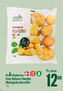 Min Købmand Grøn Balance Danske Økologiske Kartofler tilbud