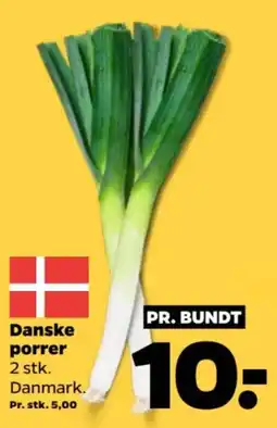 Netto Danske porrer 2 stk. tilbud
