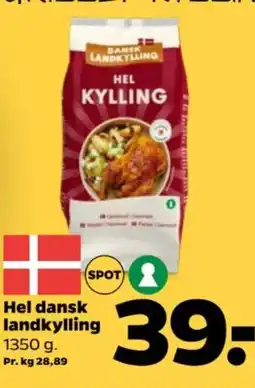 Netto Hel dansk landkylling tilbud