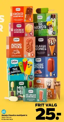 Netto Gelato Classico multipak is tilbud