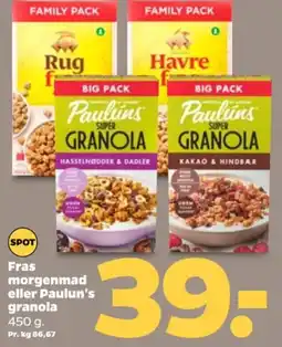 Fras morgenmad eller Paulun's granola