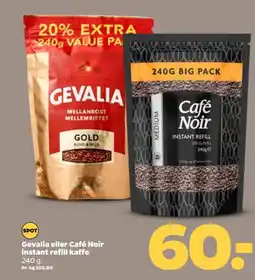 Netto Gevalia eller Café Noir instant refill kaffe tilbud