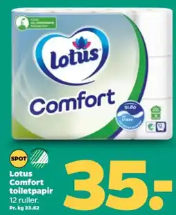 Netto Lotus Comfort toiletpapir tilbud