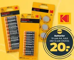 Netto Batterier 10-pak AA, AAA eller 6-pak CR2032. tilbud