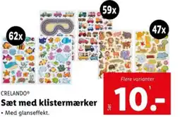 Lidl Sæt med klistermærker tilbud