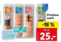 Lidl Premium sushi tilbud