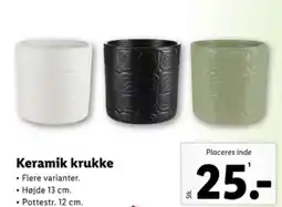 Lidl Keramik krukke tilbud