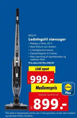 Lidl Ledningsfri støvsuger tilbud