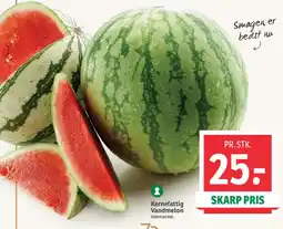 SPAR Kernefattig Vandmelon Udenlandsk. tilbud