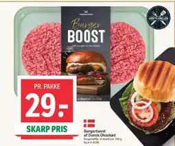 SPAR Burgerboost af Dansk Oksekød tilbud