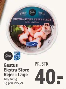 SPAR Gestus Ekstra Store Rejer i Lage tilbud
