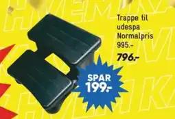 Trappe til udespa