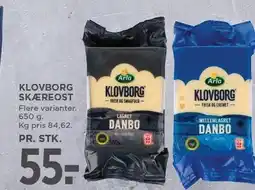 MENY KLOVBORG SKÆREOST tilbud