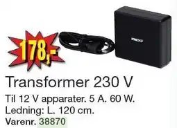 Harald Nyborg Transformer 230 V tilbud