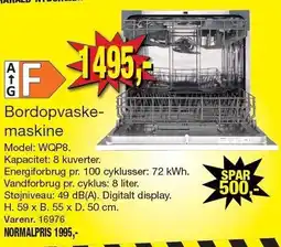 Harald Nyborg Bordopvaskemaskine tilbud