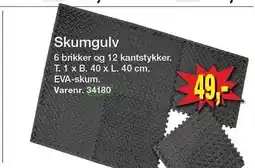 Harald Nyborg Skumgulv tilbud