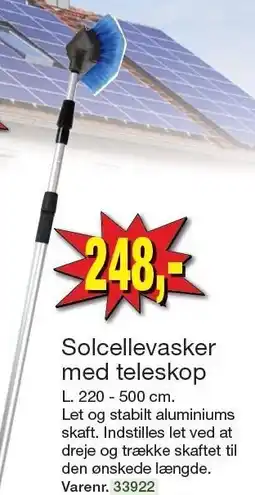 Harald Nyborg Solcellevasker med teleskop tilbud