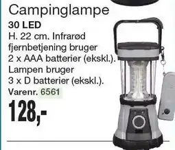 Harald Nyborg Campinglampe tilbud