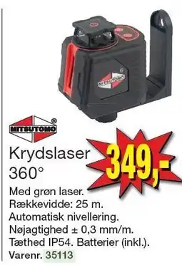 Harald Nyborg Krydslaser 360 tilbud