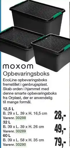 Harald Nyborg MOXOM Opbevaringsboks tilbud