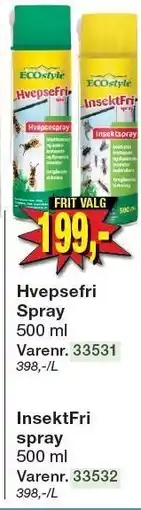 Harald Nyborg Hvepsefri Spray eller insektfri spray tilbud