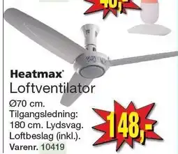 Harald Nyborg Heatmax Loftventilator tilbud