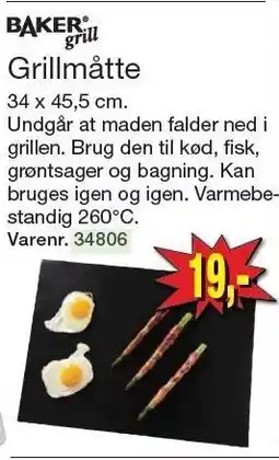 Harald Nyborg BAKER grill Grillmåtte tilbud