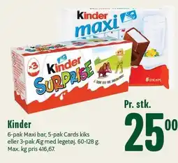 Min Købmand Kinder tilbud
