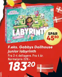 Bilka Gabbys Dollhouse junior labyrinth tilbud
