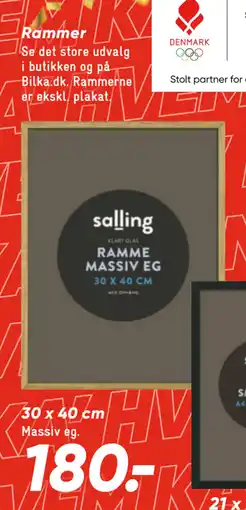 Bilka Rammer tilbud