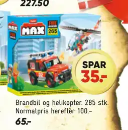 Bilka Brandbil og helikopter tilbud