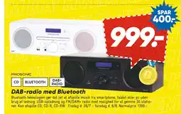 Bilka DAB-radio med Bluetooth tilbud