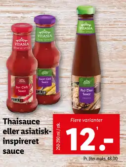 Lidl Thaisauce eller asiatiskinspireret sauce tilbud